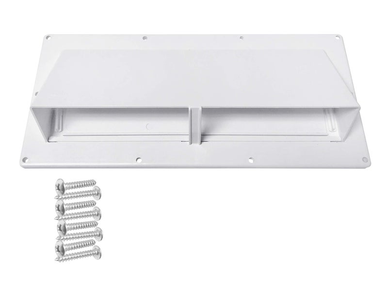 Camp'N RV Exhaust Vent Cover (White) - Perfect RV Stove Vent Cover Replacement for Trailers, Campers, Motorhomes - Easy to Install with Hardware Included - Image 1